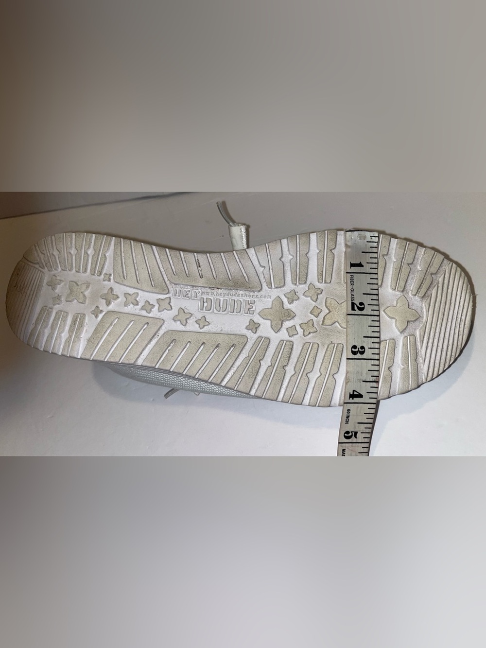 Hey Dude Men’s White Wally Artic White Slip-on-shoe Size 9 - Picture 11 of 14
